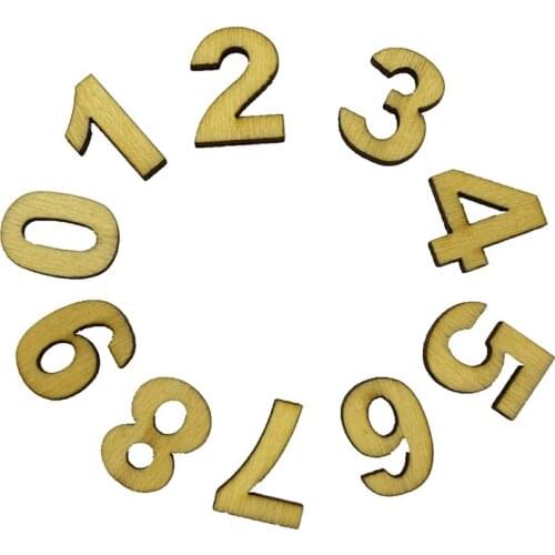 100pcs Wood Craft Embellishments MDF Wooden Cutout Flatbacks Scrapbooking for Cardmaking DIY Art Wedding Decoration Mixed Number