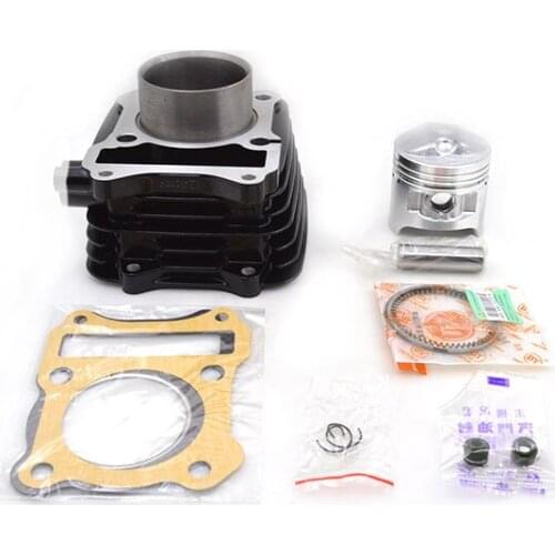2sets/lot High Quality Motorcycle Cylinder Kit For Suzuki GN125 GS125 GN GS 125 125cc Engine Spare Parts