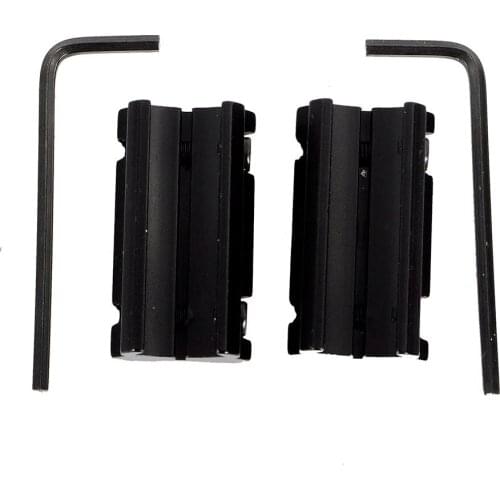 2pcs/Set Tactical Scope Mount 11mm Dovetail to 20mm Weaver Picatinny Rail Adapter Hunting Rifle Gun Holde Converter Accessories