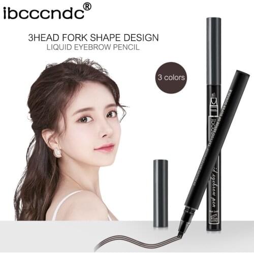 3 Colors Microblading Eyebrow Tattoo Pen Waterproof Eye Makeup Easy Use Eyebrow Pen Deep Color Eye Brow Pencil Eyebrow Hot Sale