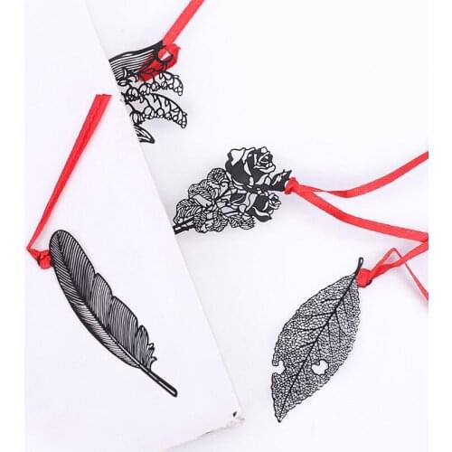 3pcs hollow classic metal bookmarks creative Chinese style antique veins student stationery retro gift gifts
