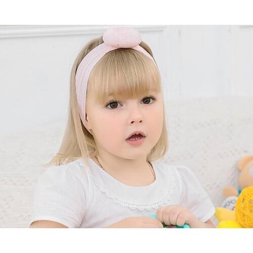 2020 Brand Nylon Bow Hairband Headband Stretch Turban Knot Head Wrap New 0-6Y Newborn Infant Kids Girls Headwear Gifts 18 Colors