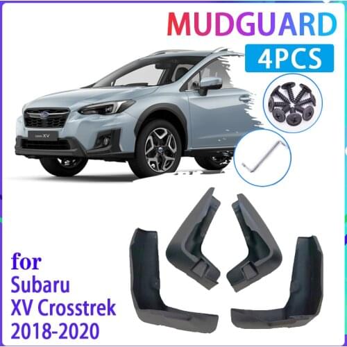 4 PCS Car Mud Flaps for Subaru XV Crosstrek 2018 2019 2020 Mudguard Splash Guards Fender Mudflaps Auto Accessories