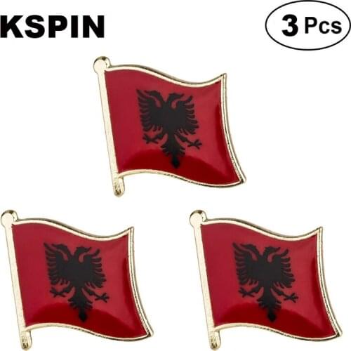 Albania Lapel Pin Brooches Pins Flag badge Brooch Badges