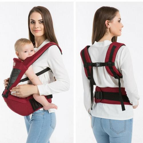 Newborn Infant Baby Carrier Breathable Ergonomic Adjustable Wrap Sling Backpack