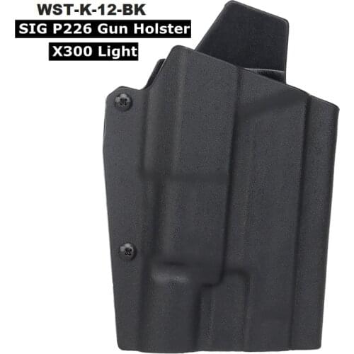 Kydex IWB Holster Airsoft Sig-Sauer P226 Pistol Case Hunting Tactical X300 Light Bearing Handgun Holster Drop Leg Thigh Holster