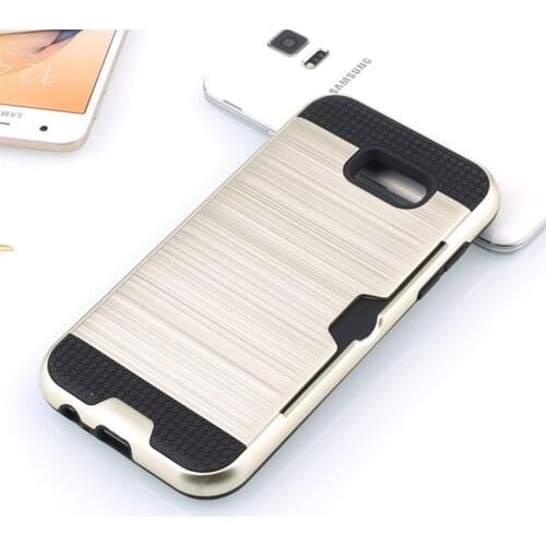 Brushed Back Cover 2 in 1 Case for Samsung Galaxy A3 A5 A7 A8 A6 Plus A9 2018 Coque Armor Rugged Silicone Rubber Coque Fundas