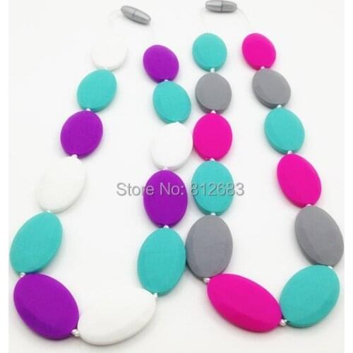 New -Baby Beads Food Silicone teething Necklace Pendants Nursing necklace Baby and Pendants Nursing necklace Free shipping
