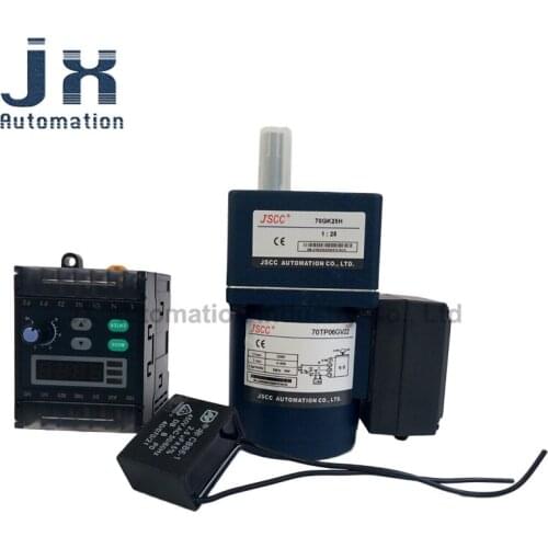 JSCC 6W Torque Motor 70TP06GV22-70GK25H Single Phase 220V AC Gear Motor For Unwinding