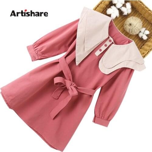 Big Girl Dresses 2021 Newest Dress For Girl Casual Style Dress For Kids Spring Autumn Costume For Girls 6 8 10 12 14