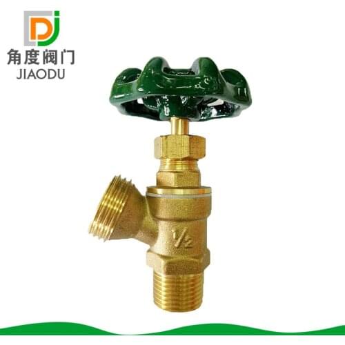 Factory direct sales 1/2 Angular boiler valve, brass boiler sewage valve bulk supply