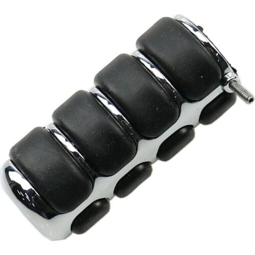 Motorcycle Rear Brake Pedal Round Shifter Pad Pegs For Harley Kawasaki Yamaha Dyna Vulcan VN 800 900 1100 1500 1700 Royal V Star