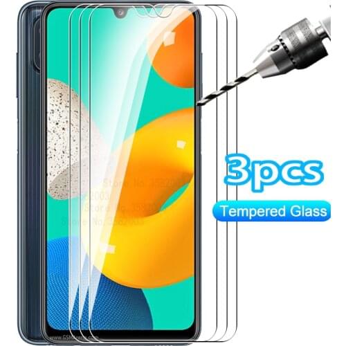 3pcs tempered glass for samsung m32 protective glass for samsung galaxy m32 m 32 samsungm32 phone screen protectors film cover