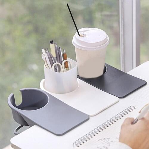 Cup Holder Clip Multi-functional Stable Stainless Steel Strong Loading Water Drink Beverage Soda Coffee Mug Holder for Office