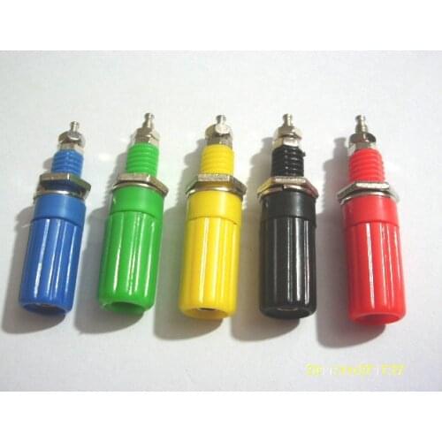 100 PCS Binding Post FOR Speaker 4mm Banana Plug Test probe Conversion New