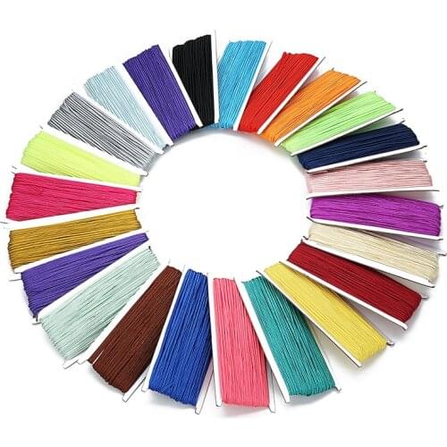 34 yards(31 meters)/lot 24 Colors 3mm Chinese Soutach Cord Thread Nylon Rope Snake Belly Rope Cords for Jewelry Making Finding