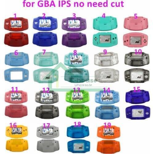 5pcs for Gameboy Advance for GBA High Brightness iPS Backlight Kit LCD Screen Case Cover Shell Housing