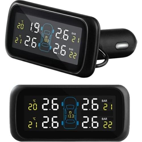 50% Hot Sales Digital Display Tire Pressure Monitoring Cigaretted Lighter External Sensor Kit