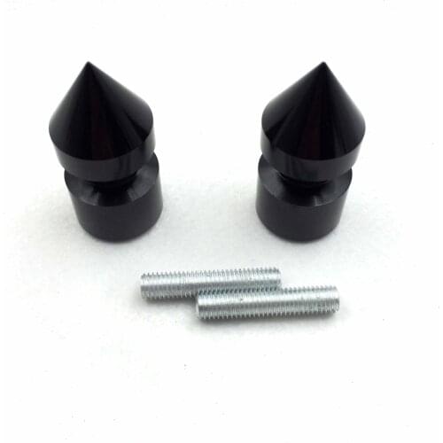 Aftermarket motorcycle partsSpike Swingarm Spools for Yamaha Triumph Aprilia Dorsoduro 750 Tuono Triumph Daytona 675R BLACK