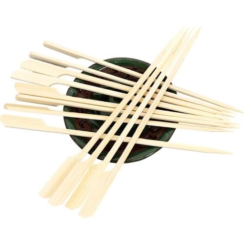 25CM*3MM Bamboo Appetizer Skewers Disposable Wood BBQ Sticks Barbecue Tool Natural Wooden Toothpicks BBQ Accessories 500pcs