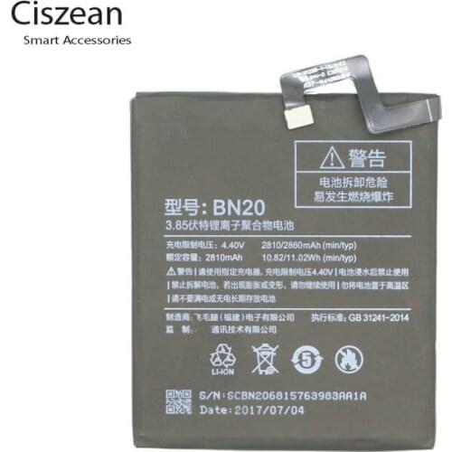 Аккумуляторы для телефонов Xiaomi Mi 5C Ciszean China At AliExpress