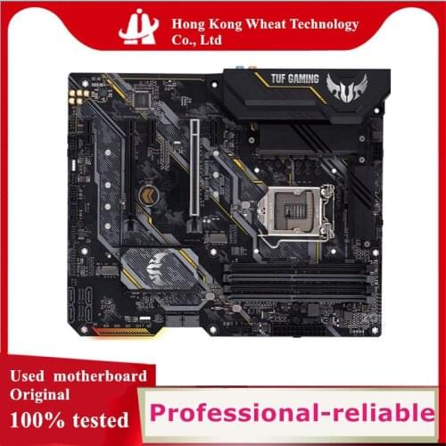 For ASUS TUF GAMING B460-PLUS Motherboard Socket LGA 1200 M.2 nvme ssd For Intel B460 Used Original Desktop Mainboard