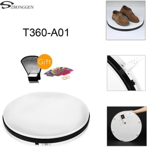 Falcon Eyes 14" 45cm T360-A01 360 Degree Electric Rotating Display Photography Turntable Max Load 40kg for Show Product