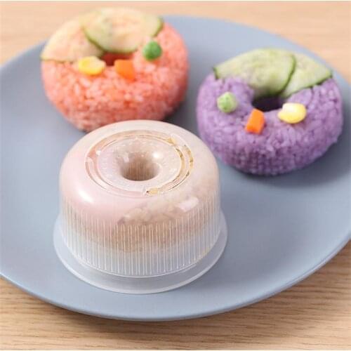 Donut-shaped Rice Ball Mold Round Sushi Maker Tool Household Children Kitchen Accessories
