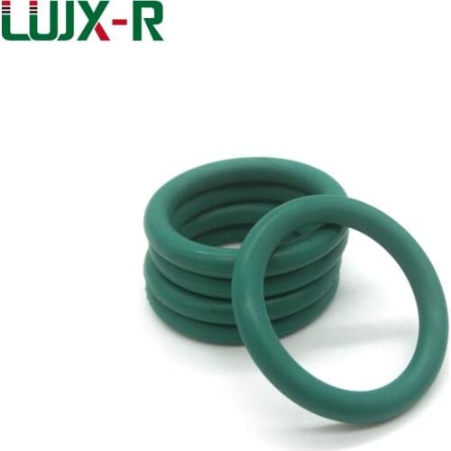 LUJX-R 5pcs 2.65mm O-Ring Green Gasket Wear Resistance ID 54.5/56/58/60/63/65/67/69/71/73-80mm FKM O Type Ring Seal