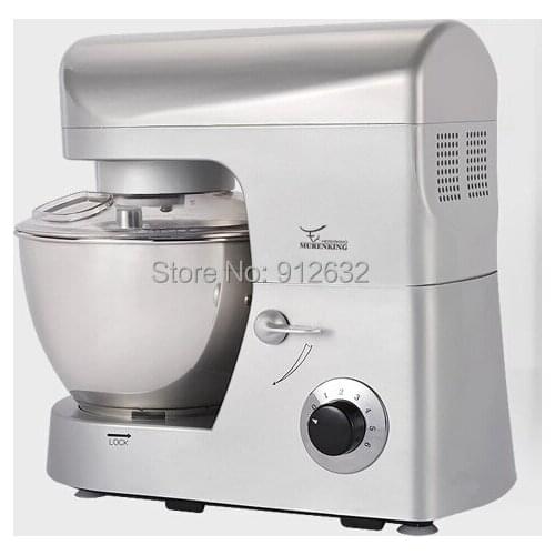 5L mixer with glass cover Multi-functional dough/egg/flour mixer no dust dought mixer hot selling 1000W/220V speed stand mixer