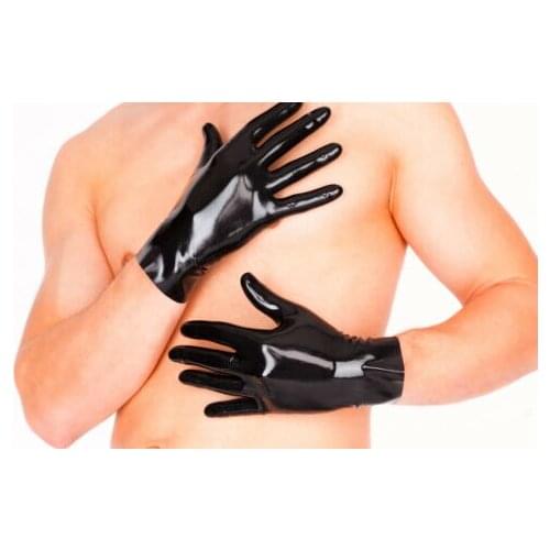 1.0mm heavy latex gloves XL size black color