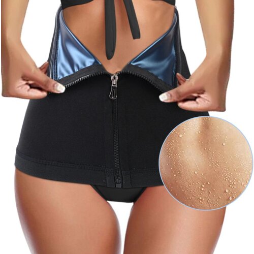 Unisex Sauna Waist Trainer Shapewear Slimming Belt Sweat Belt Shaper Fat Burn Shapewear Adjustable Slimming Wraps Fajas Belt