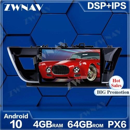 PX6 4+64GB Android 10.0 Car Multimedia Player For Toyota Corolla 2014-2015 GPS Navi Radio navi stereo IPS Touch screen head unit