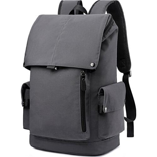 Unisex Leisure Sports Soft Back Backpack Waterproof Polyester Men and Women Version Backpack Simple Multi-function Backpack