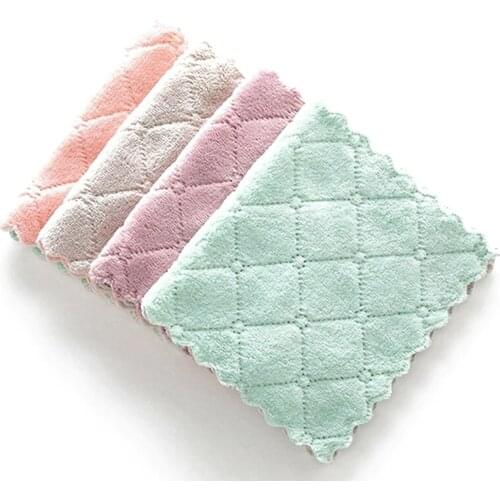 Super Absorbent Microfiber kitchen dish Cloth High-efficiency tableware Household Cleaning Towel kitchen tools Washing gadgets