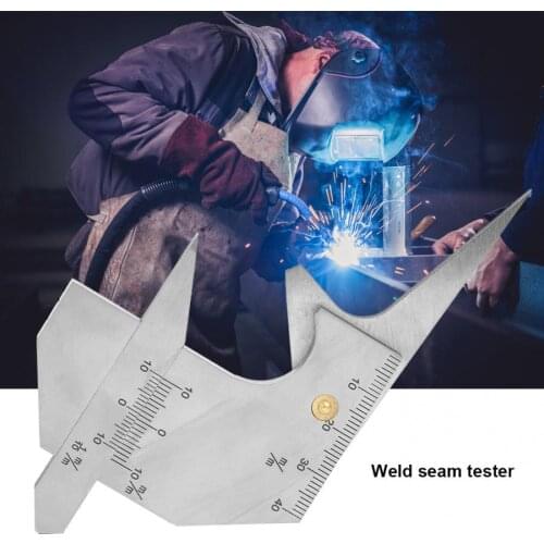 Welding Seam Gauge Stainless Steel Welding Seam Gauge Weld Pit Test Ulnar Inspection Ruler Welding Ulnar