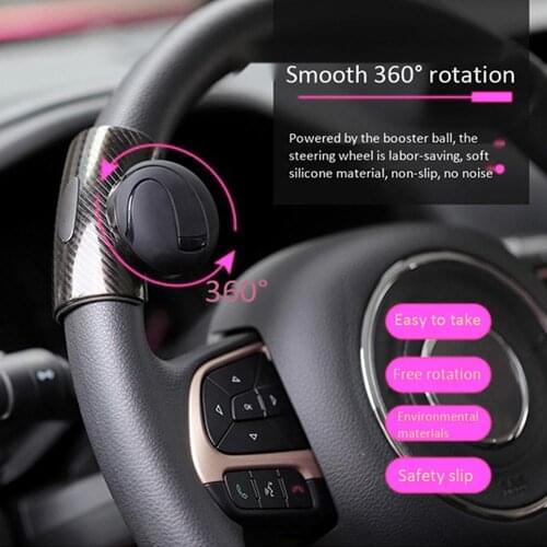 Car Universal Teering Wheel Knob Booster Ball Steering Silicone Bearing Truck Handle Steering Wheel Auxiliary Booster