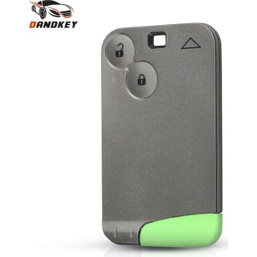 Dandkey Remote 2 Buttons Protective Case Key Shell Cover For Renault Laguna Espace Smart Card With Blade