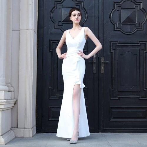 2021 New Elegant Mermaid Evening Dress prom gowns Formal Party dress vestido de festa Luxury robe longue vestido de festa longo