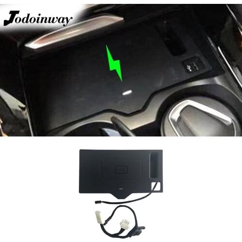 10W phone charger for BMW X3 G01 X4 G02 2018 2019 qi car wireless charging panel mount phone holder for iphone se power adapter