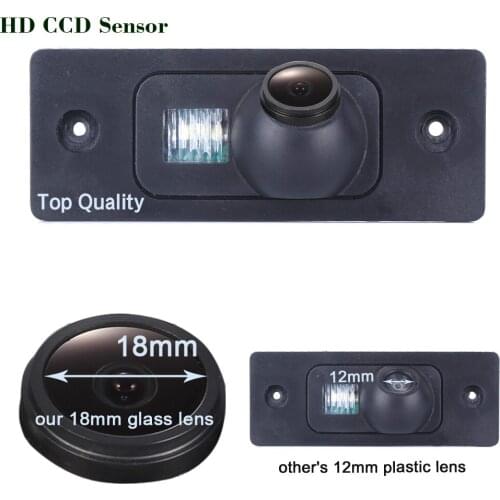1280*720 Pixels 1000TV line 170 degree navinio CCD Chip backup car camera For Passat Sharan Bora Skoda Scirocco Fabia Porsche