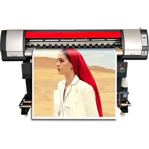 6ft/1.8M larger format printer 1440 Dpi high resolution eco solvent printer with one XP600 printhead print plotter