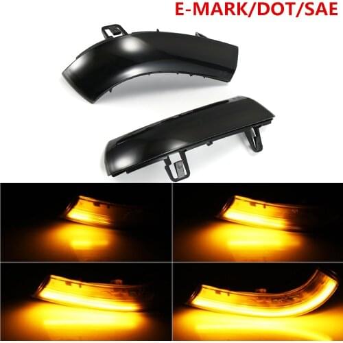 2pcs For VW GOLF 5 GTI V MK5 Jetta Passat B5.5 B6 Sharan Superb EOS Dynamic LED Turn Signal Light Side Wing Mirror Indicator