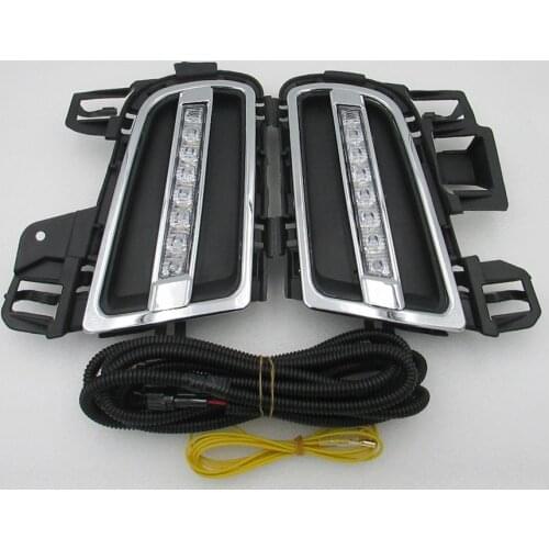 For Mazda 6 2006 2007 2008 2009 Lamp LED Daytime Running Lights M6 Fog Lamps Modified with Line 2pcs