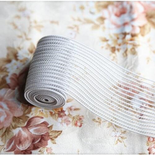 5 Meters 40mm Elastic Band For Sewing Underwear White Net Elastic Ribbon Garment Handmade Accessories Decoration Trimming