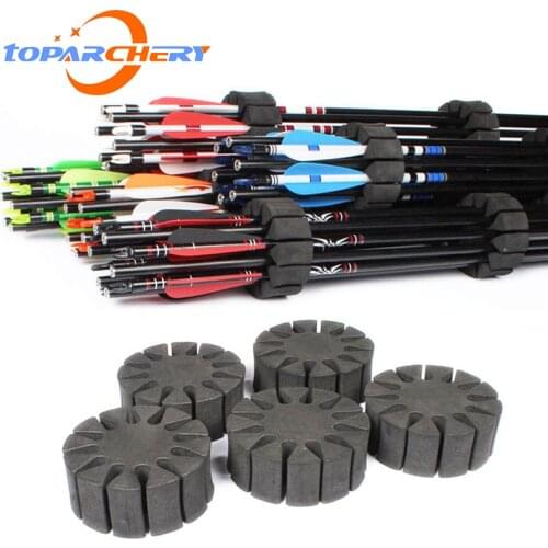 6pcs Archery EVA Foam Arrow Rack Round Rack 12 Arrows Separator Quiver Protection Spliter Shelf Bow Hunting Shooting Practice