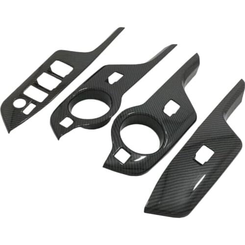 Car Accessories for Toyota CHR C-HR 2016 2017 2018 Interior Door Armrest Sticker Window Switch Buttons Cover Trim