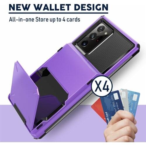 For Ssamsung note 20 ultra 10 9 8 S7 Case With Wallet Card Credit Card Cover For Samsung S20 Ultra S10 5G S7 A7 A8 A9 2018 Funda