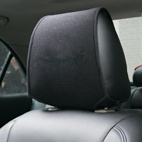 1PCS Hot car headrest cover fit for Honda Mazda Mitsubishi Hyundai Peugeot Nissan Volkswagen Skoda Car Styling