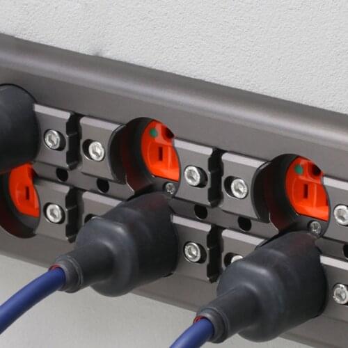 HiFi Audio 86 US Socket Cable Clamp Wallpad Panel Electric Wall Power Socket Electrical Outlets Power Cable Shock Absorber